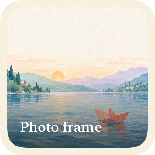 Photo frame — example design rendered by WidgetFlair